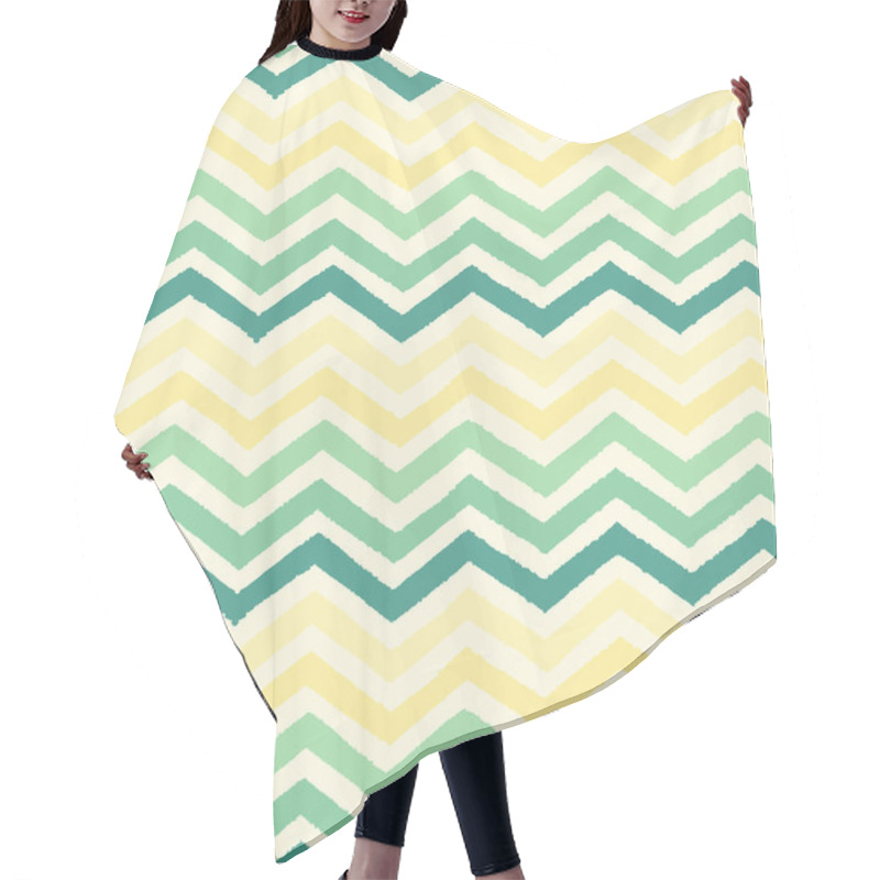 Personality  Geometric Chevron Seamless Patterns Set Hair Cutting Cape