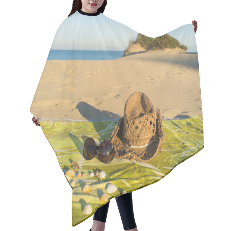 Personality  Towel On The Beach Hair Cutting Cape