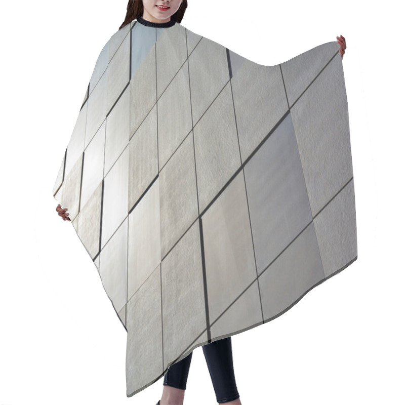 Personality  Facade Of A Modern Building Hair Cutting Cape