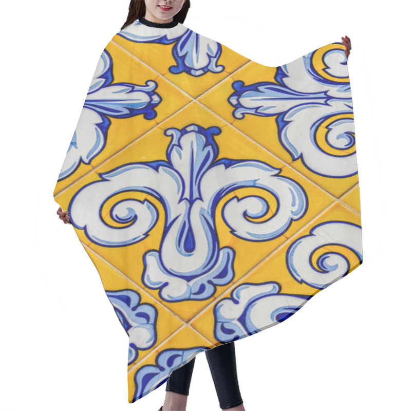 Personality  Traditional Tiles From Valencia, Spain Hair Cutting Cape