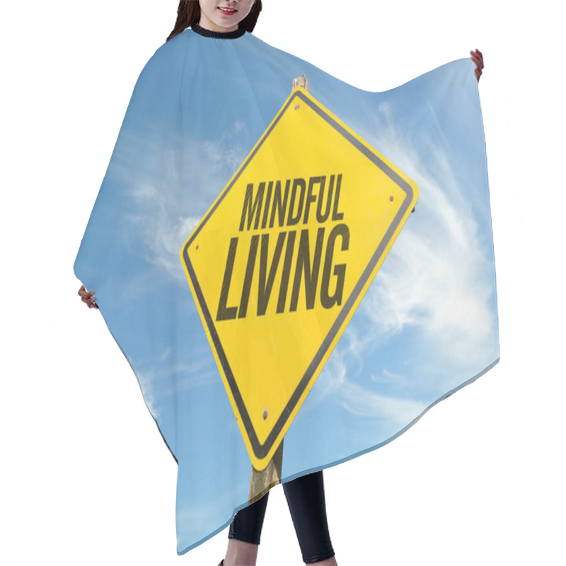 Personality  Mindful Living On A Concept Image Hair Cutting Cape