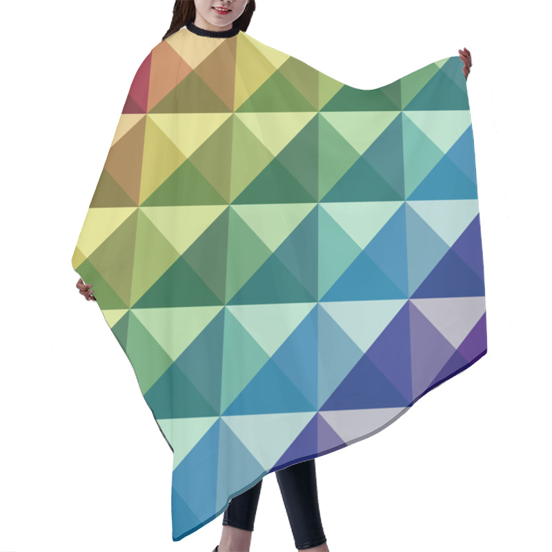 Personality  Check Pattern Hair Cutting Cape