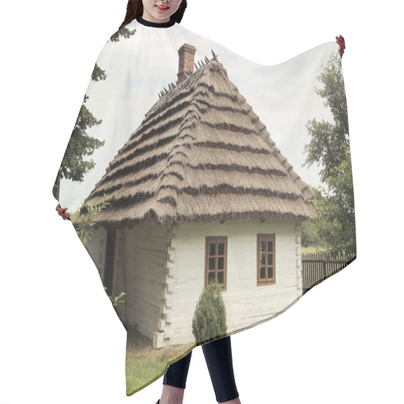 Personality  Great Shot Of Old Rustic House Hair Cutting Cape