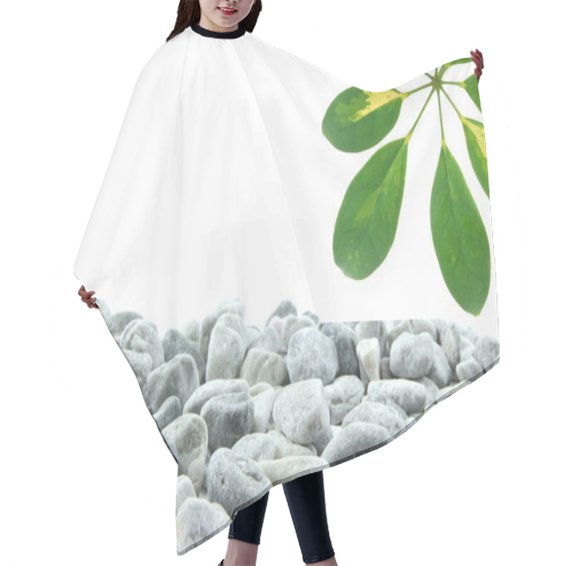 Personality  Stones And Leaf Hair Cutting Cape