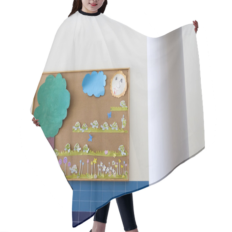 Personality  Cork Board Hair Cutting Cape