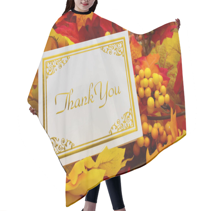 Personality  Thank You Card Hair Cutting Cape