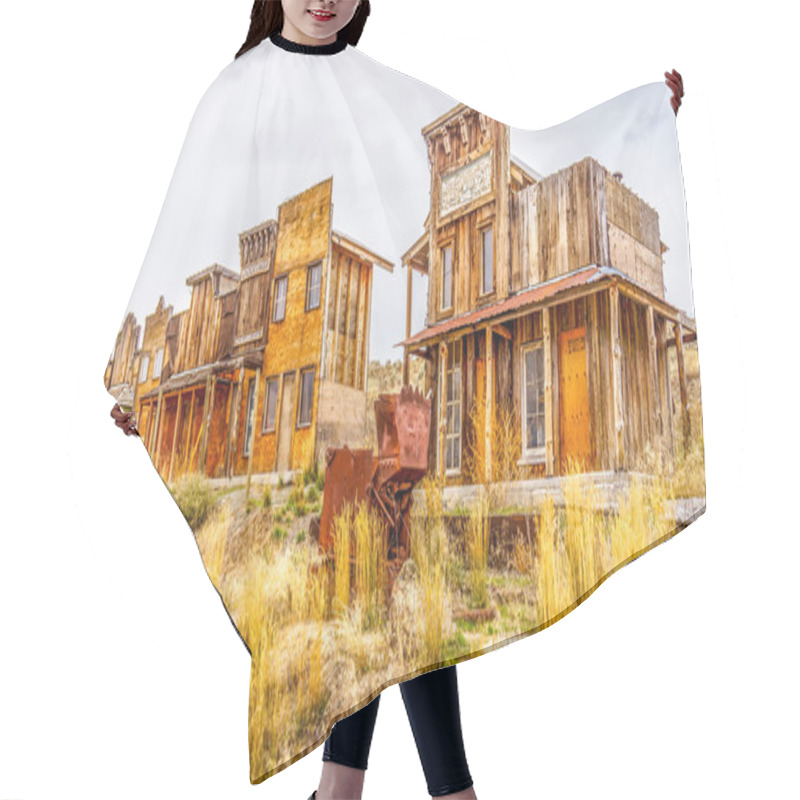 Personality  Old Western Ghost Town Hair Cutting Cape