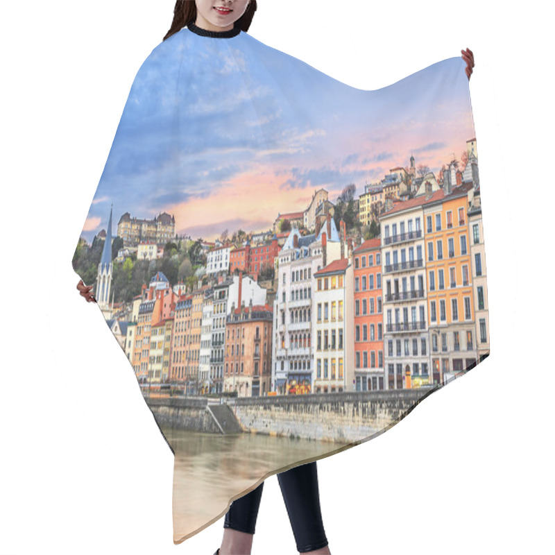 Personality  Sunset On Saone River Hair Cutting Cape