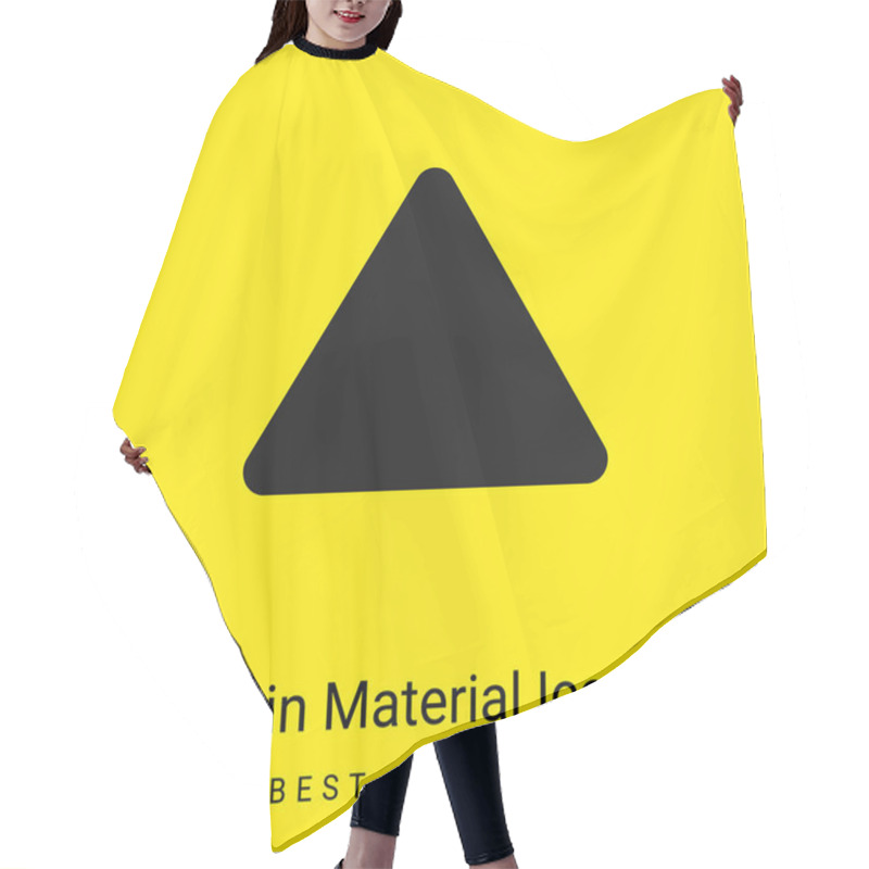 Personality  Bleach Minimal Bright Yellow Material Icon Hair Cutting Cape