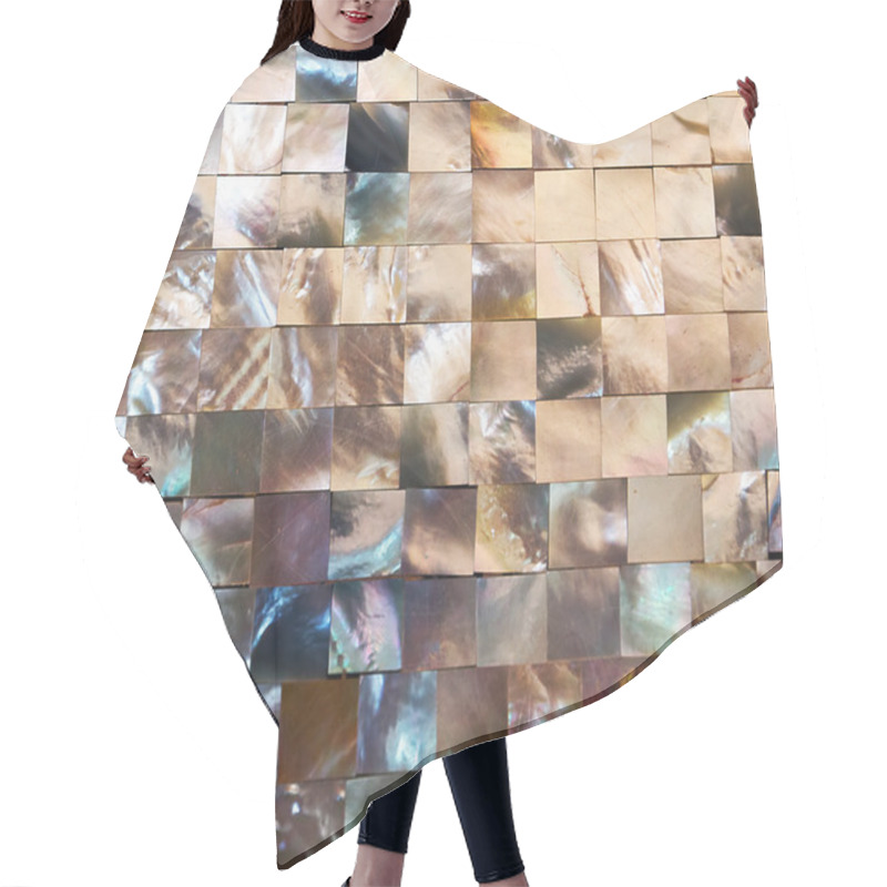 Personality  Mother Of Pearl Seamless Texture Hair Cutting Cape