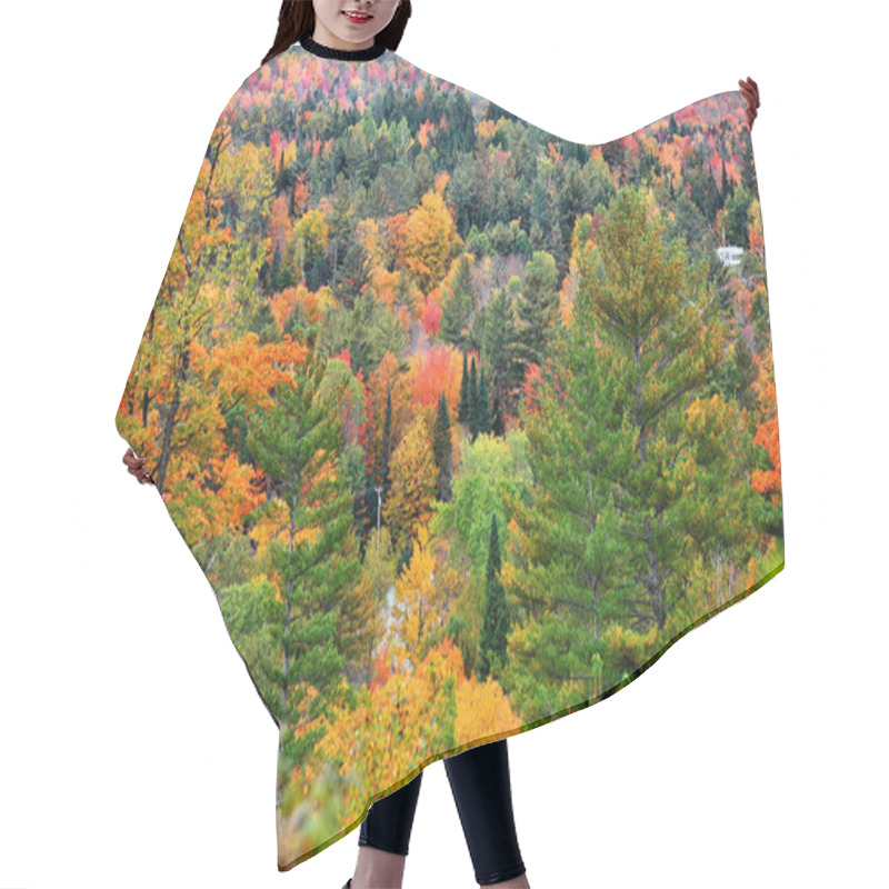 Personality  Fall Foliage In Vermont Mountains Hair Cutting Cape