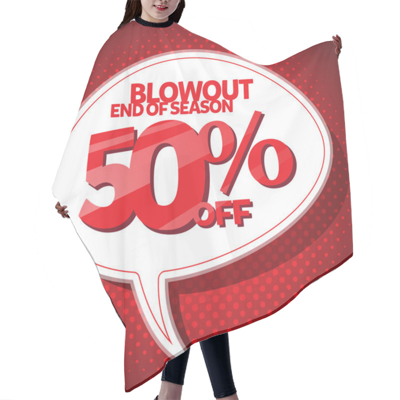 Personality  Blowout End Of Season Sale 50 Off Speech Bubble Coupon Hair Cutting Cape