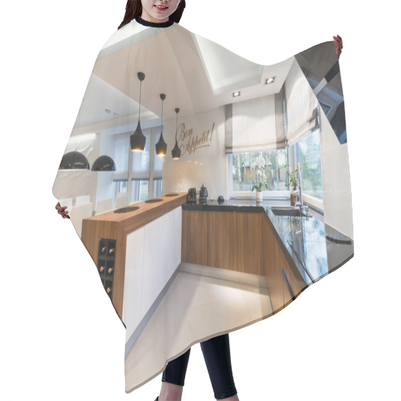 Personality  Modern Kitchen Interior Design  Hair Cutting Cape