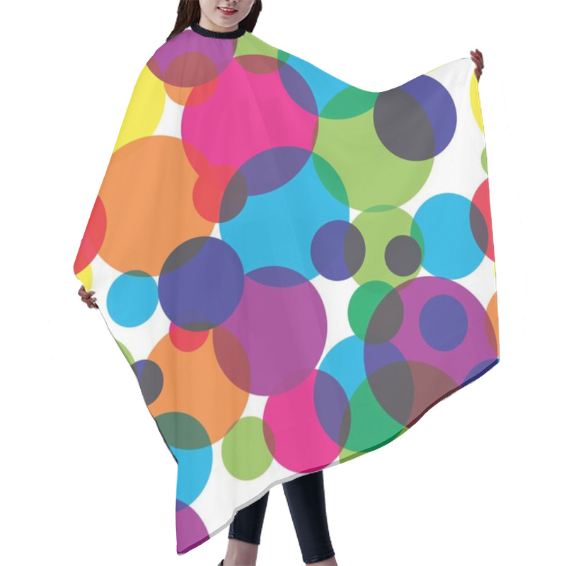 Personality  Dots Seamless Background  Hair Cutting Cape