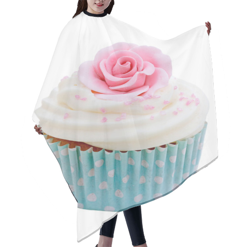 Personality  Rose Cupcake Hair Cutting Cape