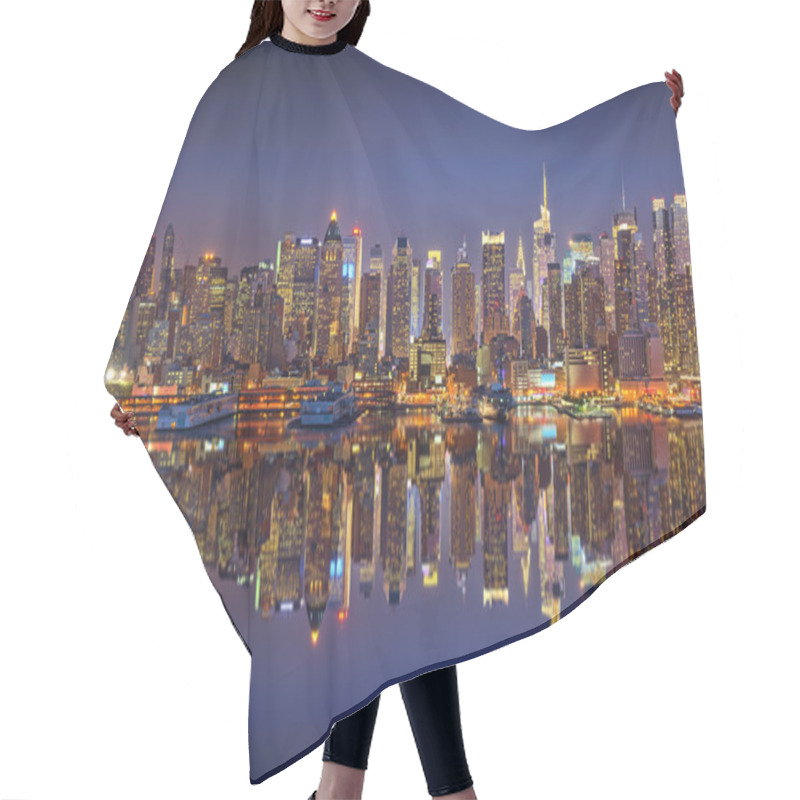 Personality  Manhattan At Night Hair Cutting Cape