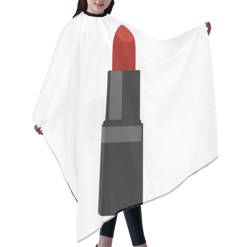 Personality  Lipstick Hair Cutting Cape