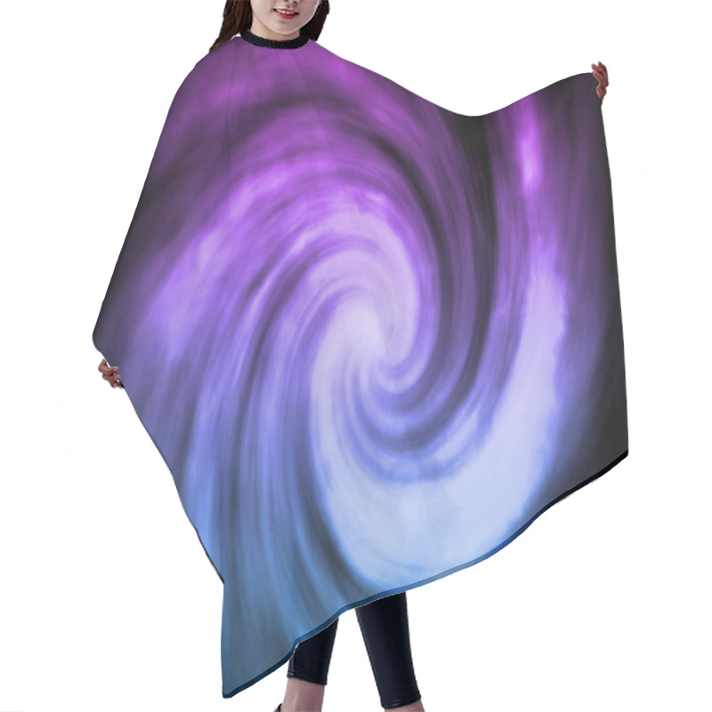 Personality  A Mysterious Swirl Ghost Lights Abstract Background Hair Cutting Cape