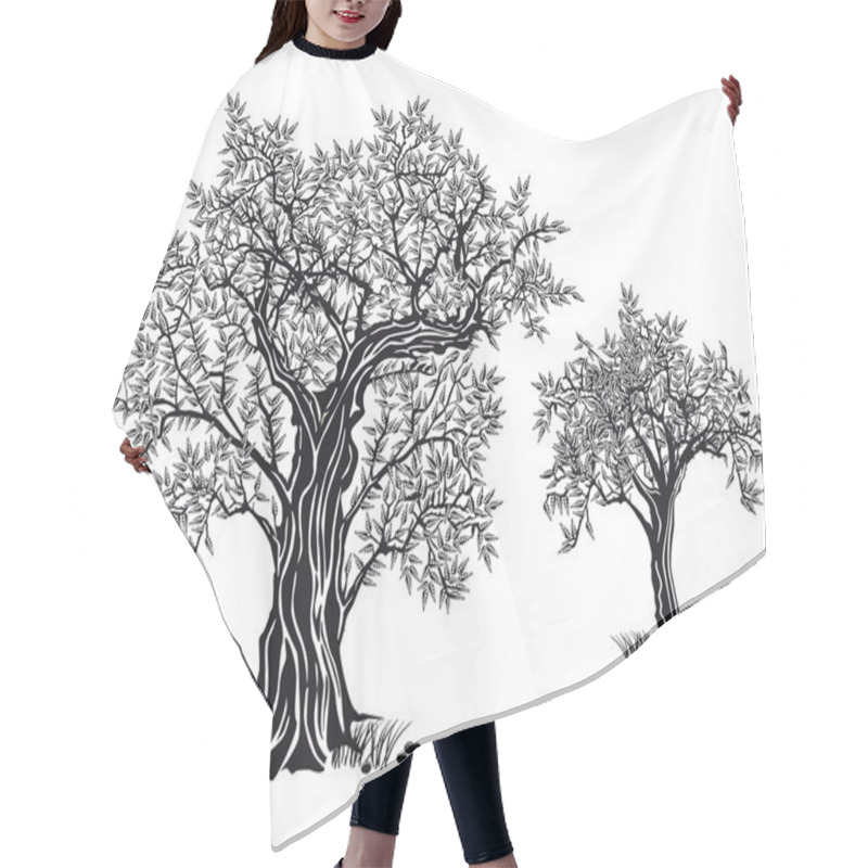 Personality  Olive Trees Hair Cutting Cape