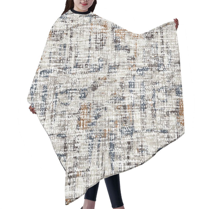 Personality  Carpet And Rugs Textile Design With Grunge And Distressed Texture Repeat Pattern  Hair Cutting Cape