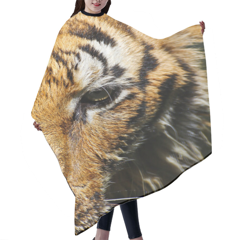 Personality  Tiger Hair Cutting Cape