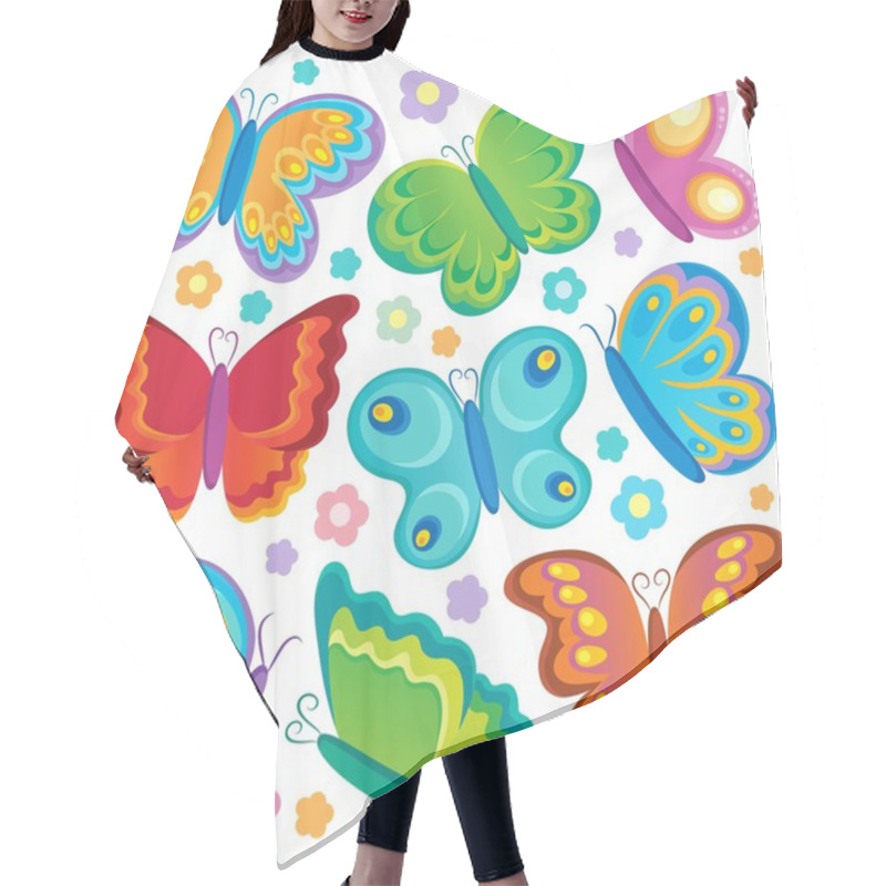 Personality  Butterfly Theme Collection 1 Hair Cutting Cape