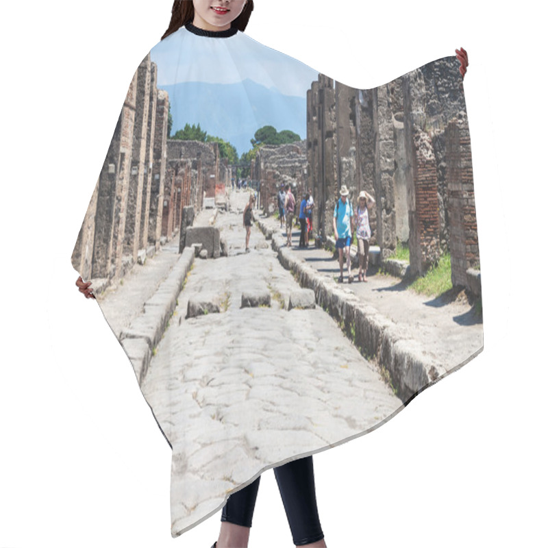 Personality  Ruins Of Ancient City Pompeii Hair Cutting Cape