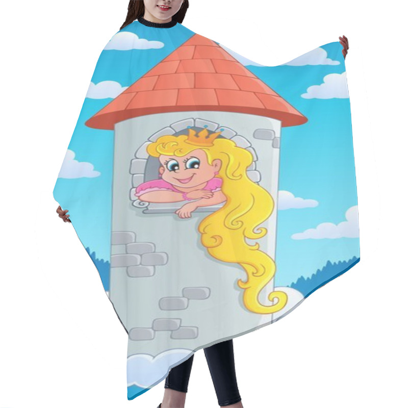 Personality  Fairy Tale Theme With Princess 2 Hair Cutting Cape