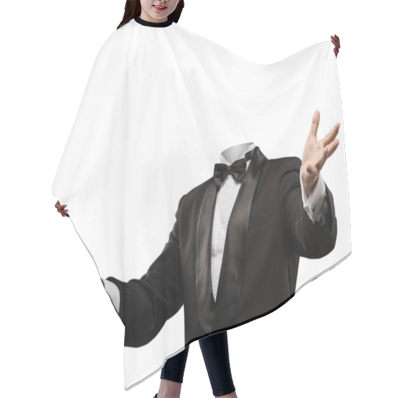 Personality  Man Without Head Hair Cutting Cape