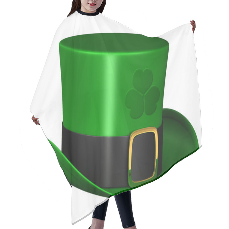 Personality  Leprechaun Hat Hair Cutting Cape