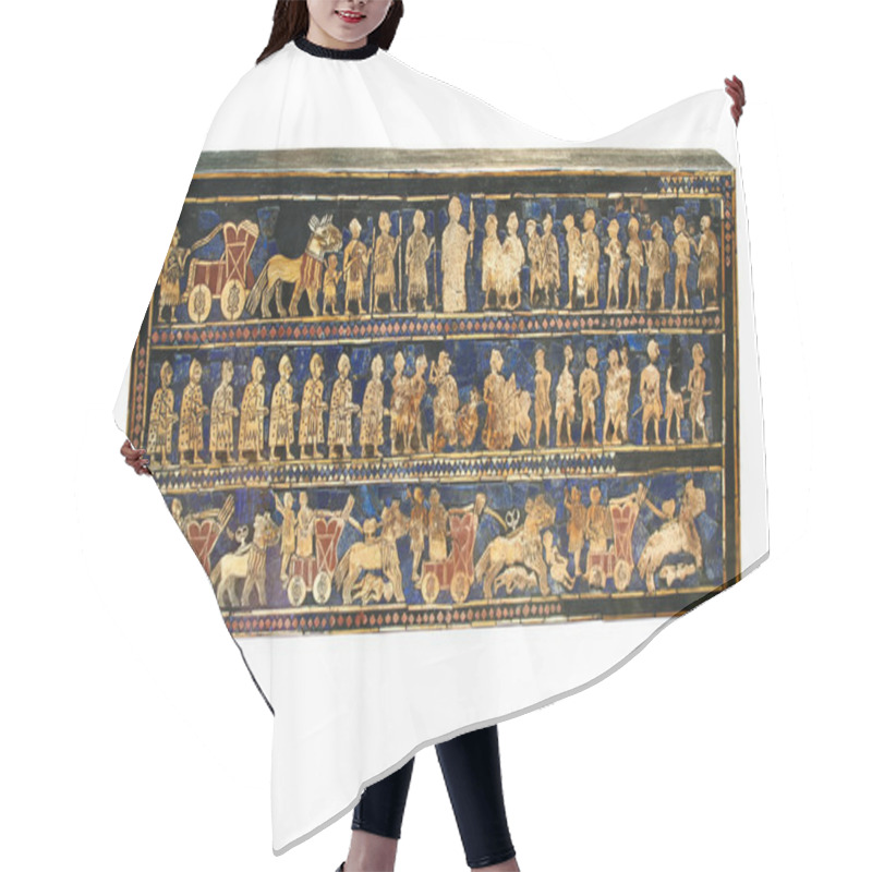 Personality  Ancient Sumerian Artifact Known As The Standard Of Ur Hair Cutting Cape