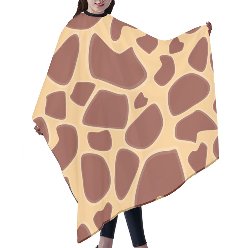 Personality  Giraffe Skin Hair Cutting Cape