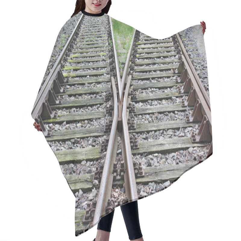 Personality  Railway Track Hair Cutting Cape