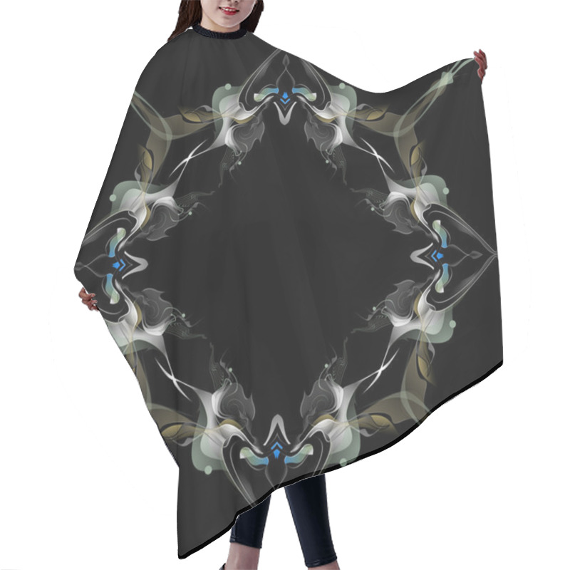 Personality  Pattern In  Art Nouveau Style Hair Cutting Cape