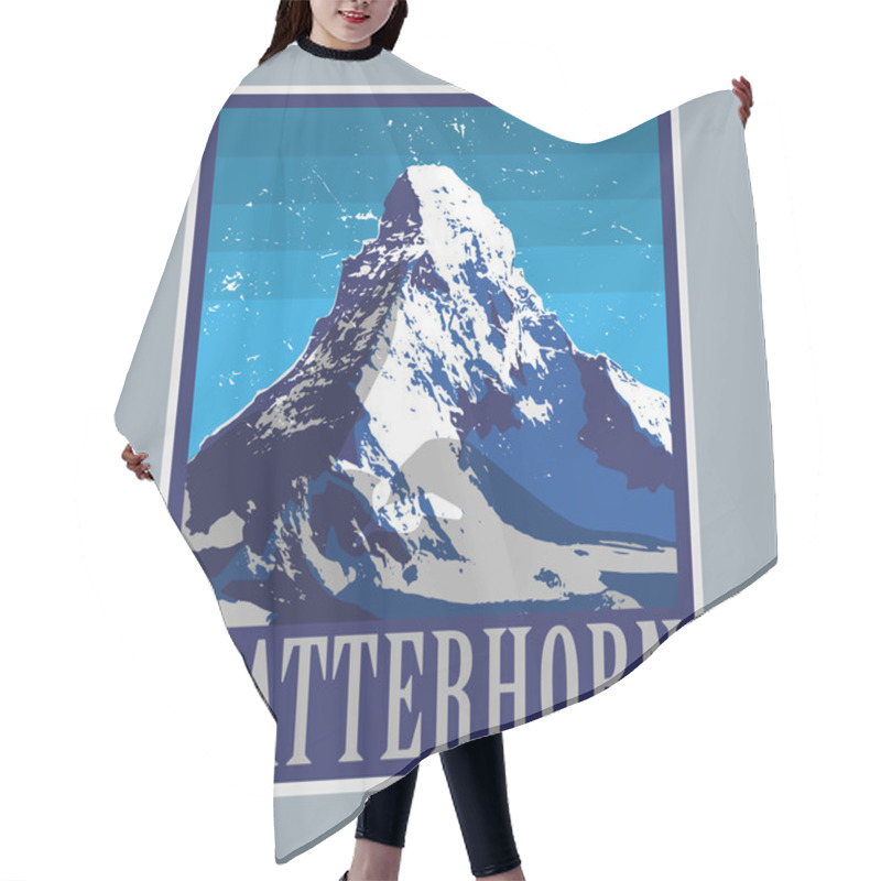 Personality  Mountain Adventure Background Hair Cutting Cape