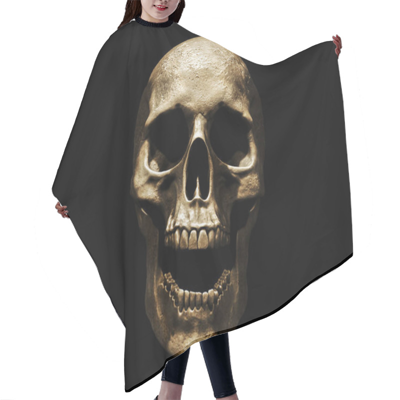 Personality  Skull Screaming Isolated In Empty Background 3d Illustration Wallpaper Hair Cutting Cape