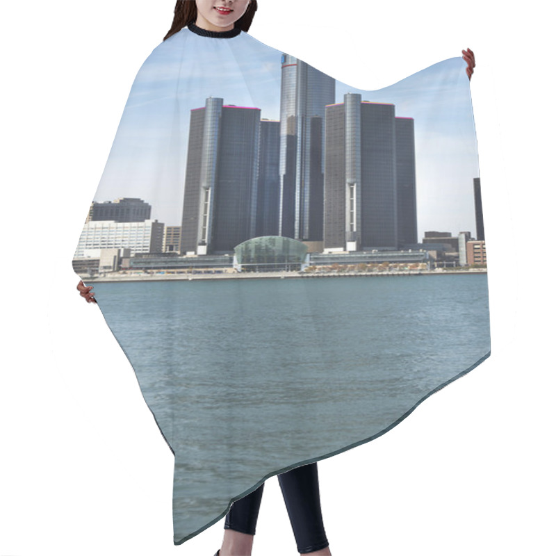 Personality  Detroit Skyline Hair Cutting Cape