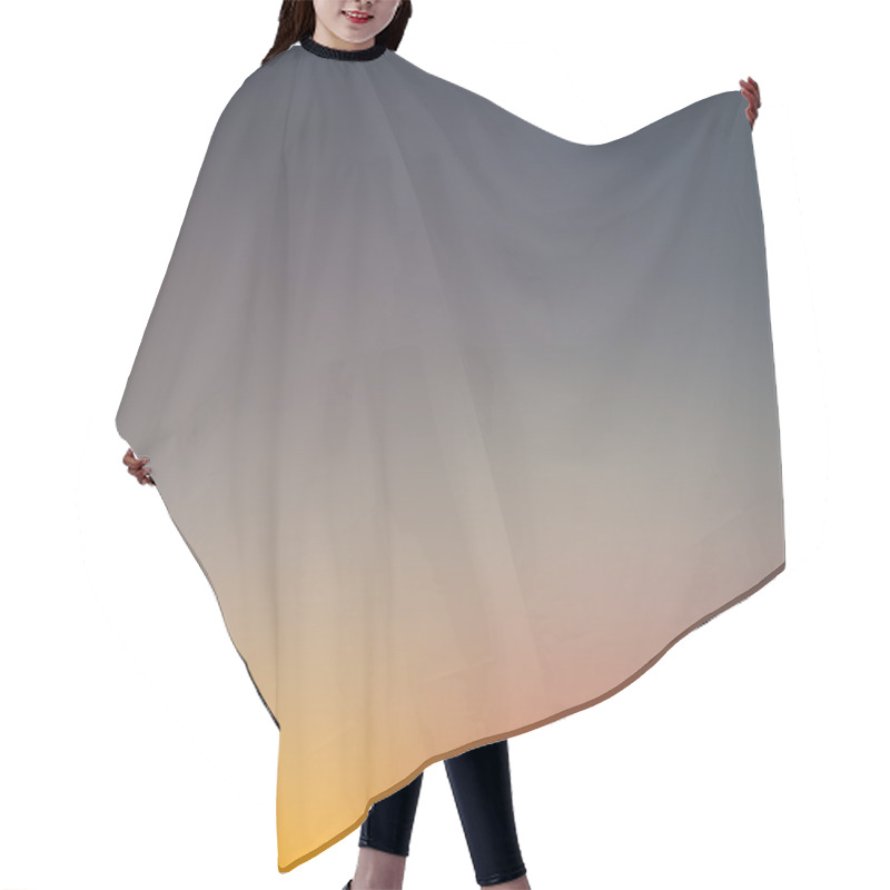 Personality  Realistic Blurred Sunset Or Sunrise Sky Hair Cutting Cape