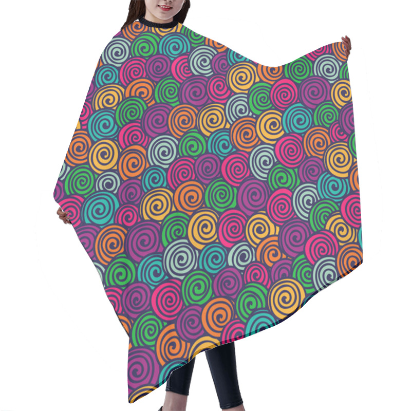 Personality  Swirls Pattern Hair Cutting Cape