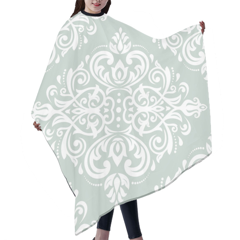 Personality  Seamless Orient Vector Background Hair Cutting Cape