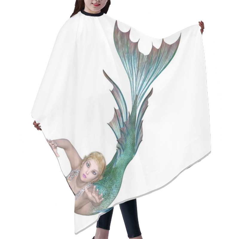 Personality  Mermaid Hair Cutting Cape