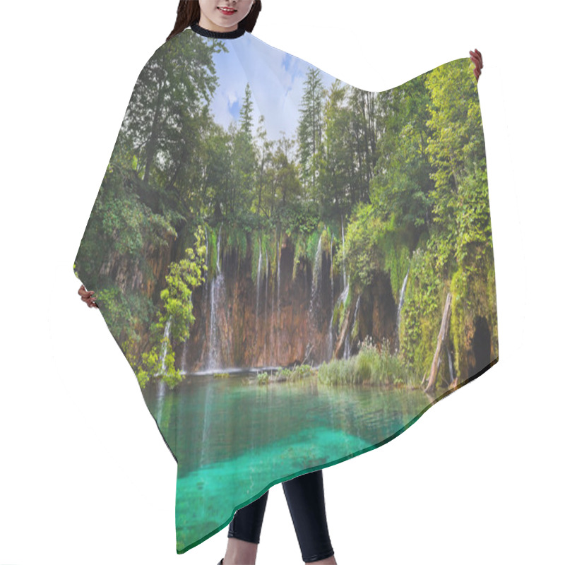 Personality  Plitvice Lakes In Croatia Hair Cutting Cape