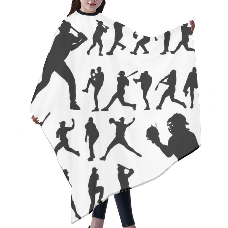 Personality  Baseball Player Hair Cutting Cape