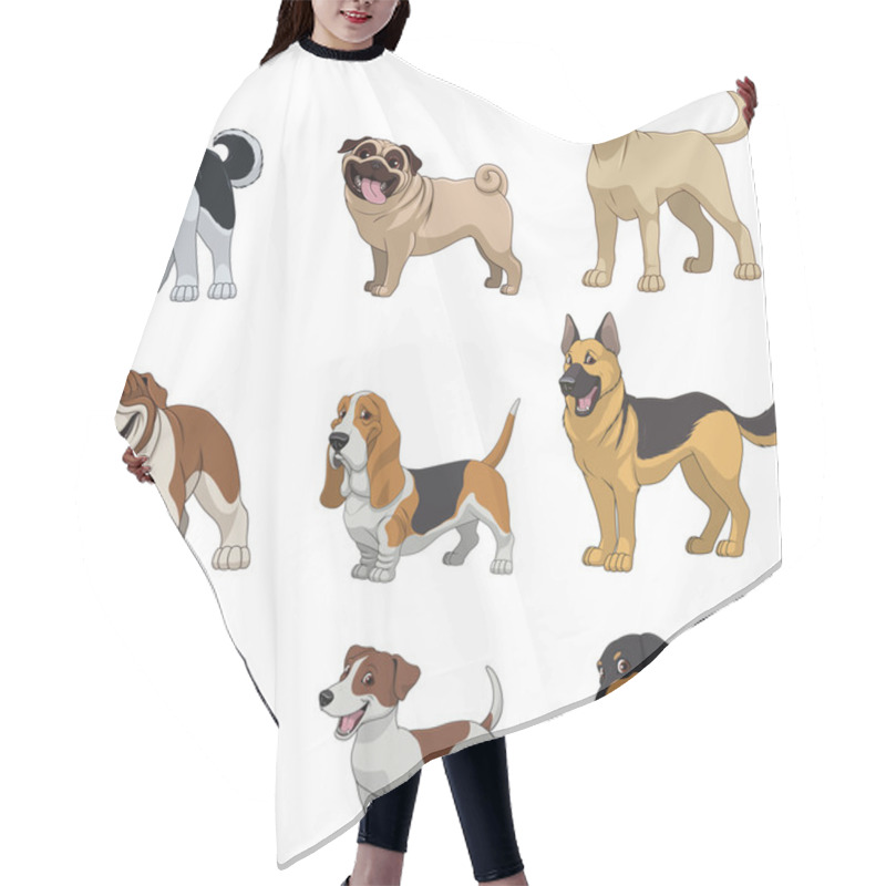 Personality  Set Purebred Dogs Hair Cutting Cape