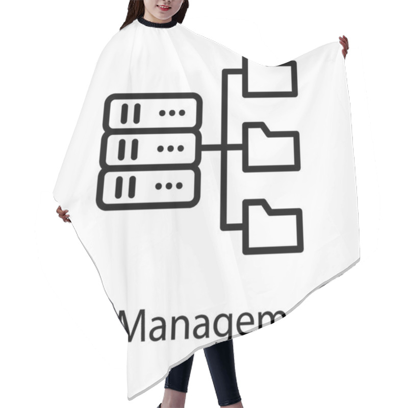 Personality  File Management Structure To Organize File Data Hair Cutting Cape