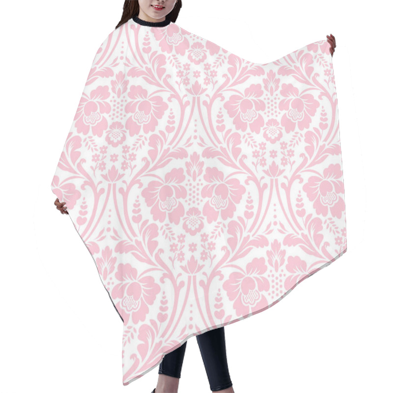 Personality  Vector Seamless Floral Damask Pattern Hair Cutting Cape