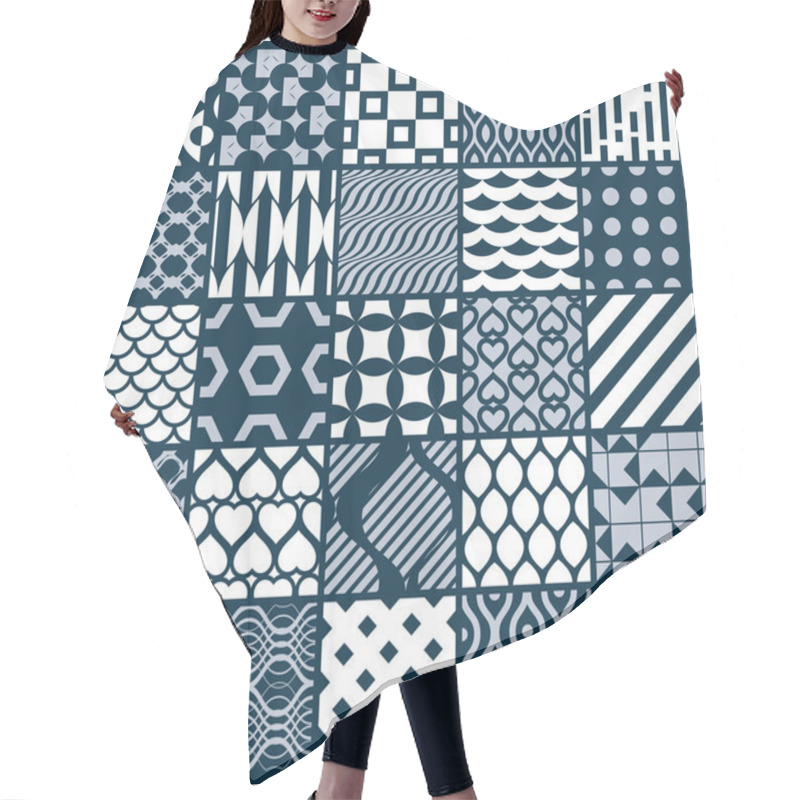 Personality  Graphic Ornamental Tiles Collection  Hair Cutting Cape