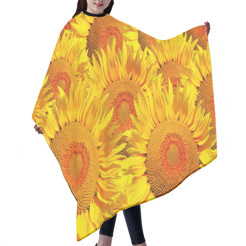 Personality  Sunflowers Hair Cutting Cape