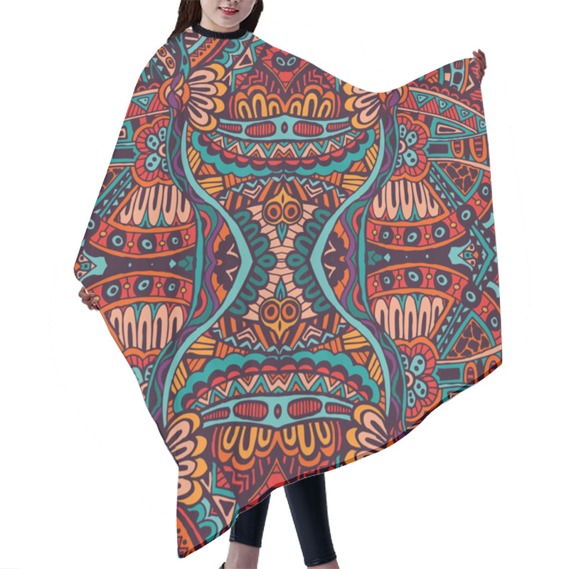 Personality  Abstract  Ethnic Seamless Pattern Ornamental  Hair Cutting Cape