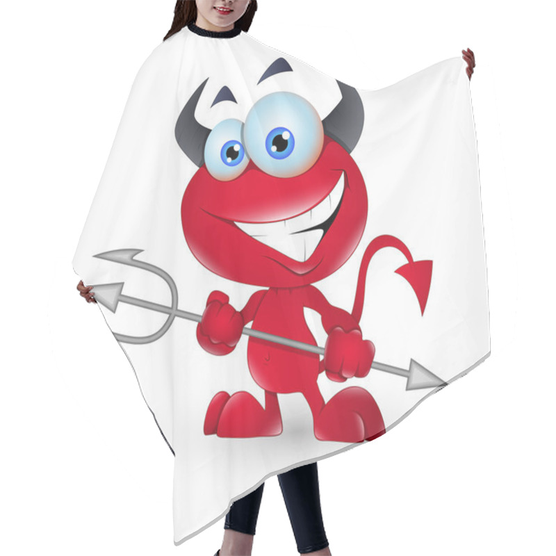 Personality  Cute Devil Monster Hair Cutting Cape